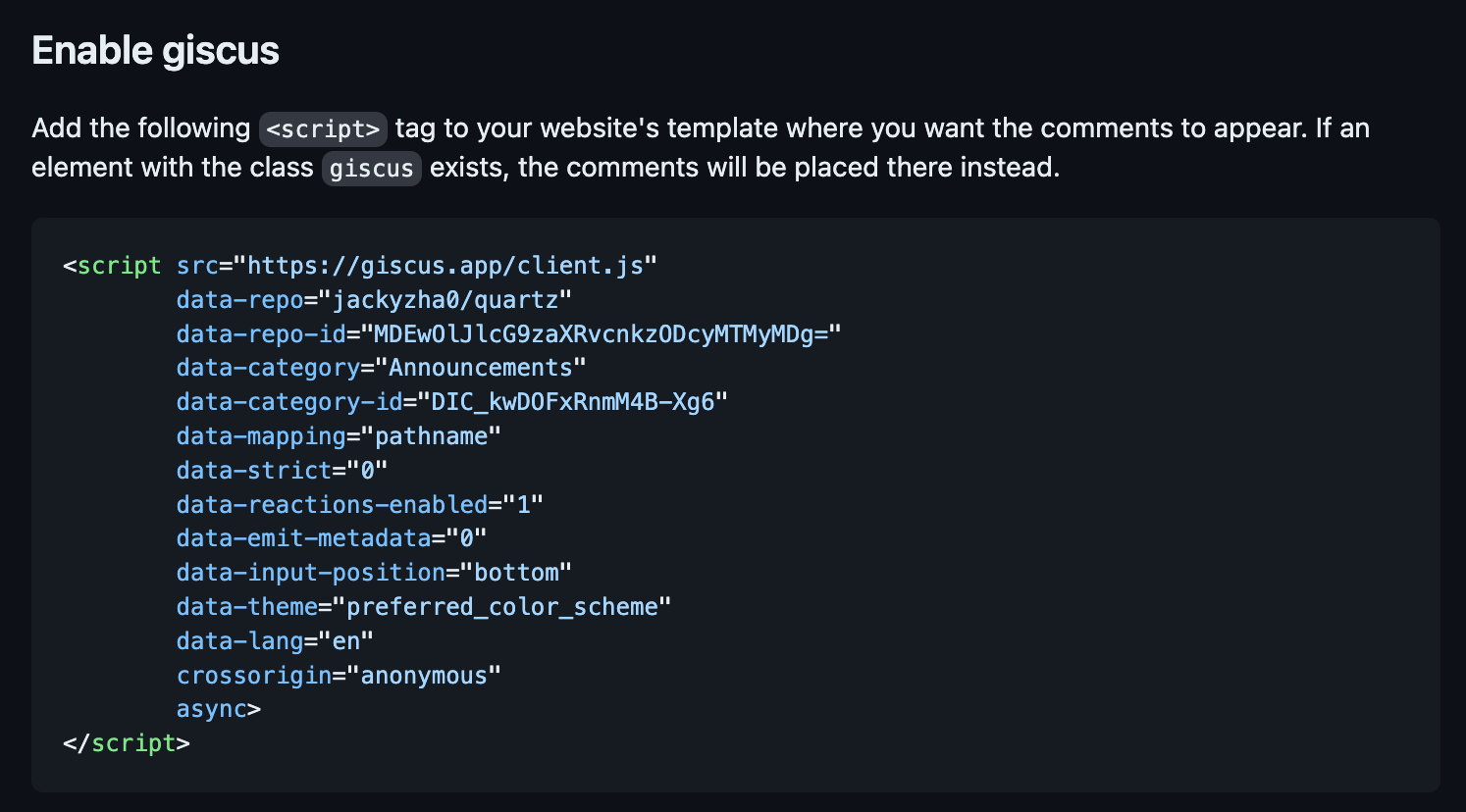 Comments